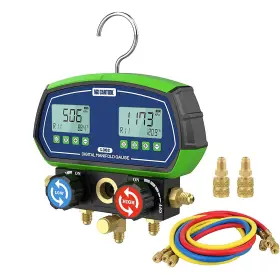 L302 Mr Cartool 781159474965 Digital Manifold Gauge Set 2-valve Refrigerant Hvac Systems Leakage Pres