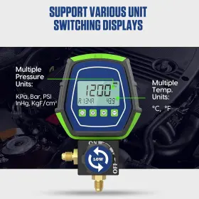 Mmt211823 Mrcartool Refrigeration Digital Hvac Manifold Gauge Air Conditioning 90 Refrigerants #2 Mmt211823 Mrcartool Refrigeration Digital Hvac Manifold Gauge Air Conditioning 90 Refrigerants #2