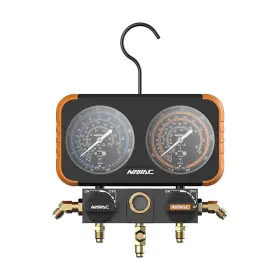 Navac 811245031397 N2a4 Manifold Gauge Class 1.0 Accuracy Impact-resistant Hvac Alum
