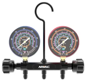 Navac Nmg11a Pro Series Manifold Gauge For R22 R410a R134a And R404a