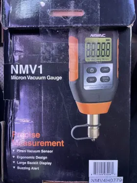 Navac Nmv1 Micron Vacuum Gauge With Pirani High-precision Sensor