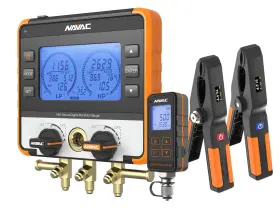 Navac Nx1v Nexus Digital Manifold Gauge Kit With The Nmv1s Micron And