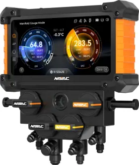 Nx4g Navac Nexus 2 Digital Manifold Gauge 4-valve Bluetooth A2l Mynavac App Nx4g Navac Nexus 2 Digital Manifold Gauge 4-valve Bluetooth A2l Mynavac App
