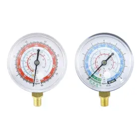 Novel Tech 796752546872 3 Way Ac Diagnostic Manifold Gauge Set For Freon Charging With 5 Ft Hose R1 #3