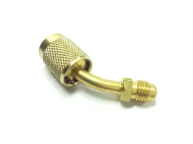 Nab51645 Nrp New 5/16 Inch Adapter Anti-blowback 45 Degree Low Loss Hose Fitting Hvac 410 Nab51645 Nrp New 5/16 Inch Adapter Anti-blowback 45 Degree Low Loss Hose Fitting Hvac 410