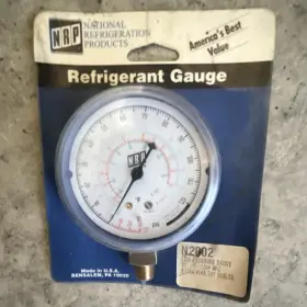 Nrp National Refrigeration Products N2002 Gauge R-134a R-404a R-507 Psi