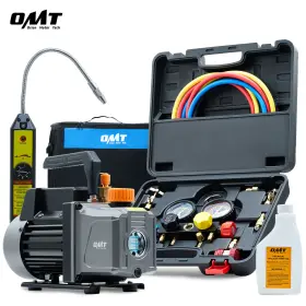 Orion Motor Tech 719868248850 Omt 4 Cfm Vacuum Pump Tool Kit For Hvac Refrigerant Evacuation And Recharging