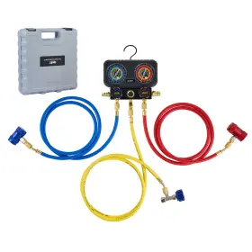 Orion Motor Tech 719868664148 Ac Diagnostic Manifold Gauge Set 3 Way Hvac Gauges With Quick Couplers 5ft Hoses Orion Motor Tech 719868664148 Ac Diagnostic Manifold Gauge Set 3 Way Hvac Gauges With Quick Couplers 5ft Hoses