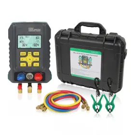 Oufkar 728990659854 Digital Manifold Gauge With 93 Refrigerant Data Hvac S