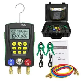 Oufkar 758358921231 Digital Manifold Hvac Gauges Set With Pressure And Temp Test Refrigera