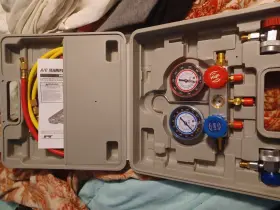 W89730 Performance Tool Pt A/c Manifold Gauge Set Brand New #2