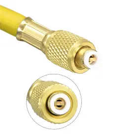 Peroup 617662171643 1/4 Sae Thread Connector 1.8m Length 800psi Charging Hose Tube Yellow