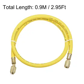 Peroup 617662171650 1/4 Sae Thread Connector 0.9m Length 500psi Charging Hose Tube Yellow #2