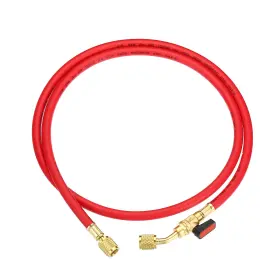 Peroup 619668047724 3pack 1/4 Sae Refrigerant Charging Hose 4.9ft 800psi 4000psi Gauge For Hvac