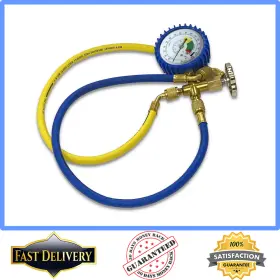 Pioneer 858132006618 Mini Split 5/16 Inch R410a Low Side Suction Charging Service Gauge Hose Set Port