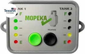 Products Llc 313105089017 Tank Check Led Gauge Display - New Silver Reprogrammable Model Mounts In Dash/