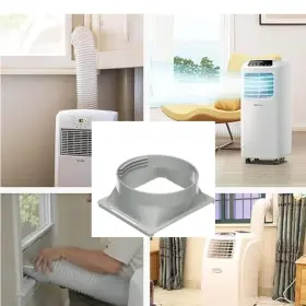 Pt-369 Ptazucv Portable Air Conditioner Exhaust Hose Coupler Square To Round Window Adapter #3