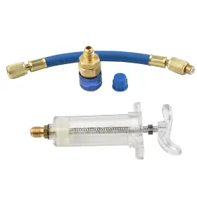 Qgqziqg Sg0053 Ac Oil And Dye Injector Kit With Quick Coupler Manual Refrig
