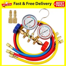 R410a 445031985972 Manifold Gauge Set 3 Way Ac Diagnostic For R22 R