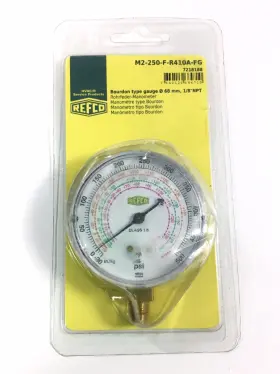 M2-250-f-r410a-fg Refco 7218188 Burdon Type Gauge 0-500 Psi For Manifold M2-250-f-r410a-fg Refco 7218188 Burdon Type Gauge 0-500 Psi For Manifold