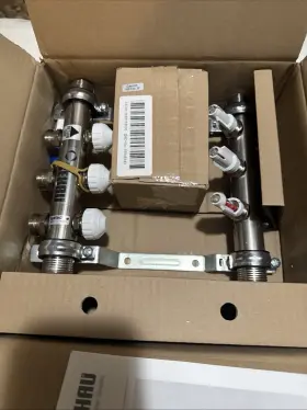 381103-001 Rehau Hydronic 1 Inch Pro-balance Stainless Steel Manifold 3 Circuits