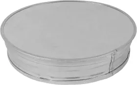 Repa Market 445034359329 8 Inch Metal Tee Cap - Round Vent Cover Galvanized Steel Indoor And Outdoor