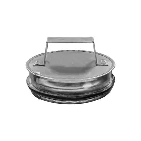 Repa Market 751038503679 4 Inch Metal Tee Cap With Handle And Rubber Gasket - Round Vent Cover Indoor An Repa Market 751038503679 4 Inch Metal Tee Cap With Handle And Rubber Gasket - Round Vent Cover Indoor An