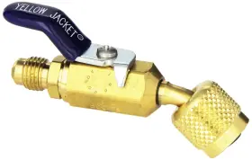 93843 Ritchie Yellow Jacket Inch Compact Ball Valve - Add To Hoses For Charging And Recove