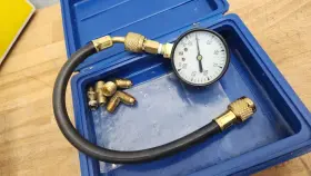 78020 Ritchie Engineering Yellow Jacket Fuel Oil Pressure Test Gauge Kit 30 Inch 0-150 Lb New #2