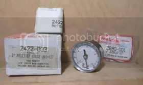 2422-003 Robertshaw - A253-11 2 Inch Receiver Gauge With Overlay Kit New 0-100