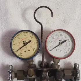 14856 Robinair Vintage Everkool R-12 R-22 Manifold Gauge Set - Tested And Working Usa
