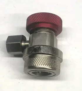 18181a Robinair R134a High Side Auto Service 14mm Coupler With Red Knob Valve #1