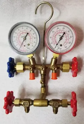11963 Robinair 40201 Manifold Hvac Ac 11692 And Gauges Hoses #2 11963 Robinair 40201 Manifold Hvac Ac 11692 And Gauges Hoses #2