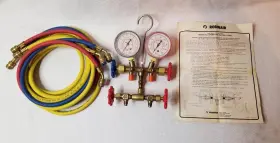 11963 Robinair 40201 Manifold Hvac Ac 11692 And Gauges Hoses 11963 Robinair 40201 Manifold Hvac Ac 11692 And Gauges Hoses
