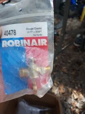 40478 Robinair Gauge Cocks