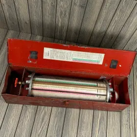 43814 Robinair Standard Refrigerant Charging Cylinder 10lb Capacity Vtg Model #2 43814 Robinair Standard Refrigerant Charging Cylinder 10lb Capacity Vtg Model #2