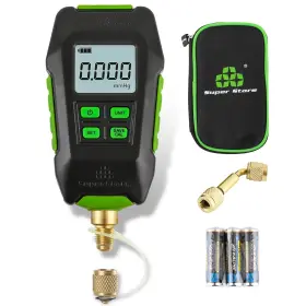 St-vg90 Rogvoc Digital Vacuum Gauge Hvac Micron Tester With 4 Units 7/16 Inch -20un St-vg90 Rogvoc Digital Vacuum Gauge Hvac Micron Tester With 4 Units 7/16 Inch -20un