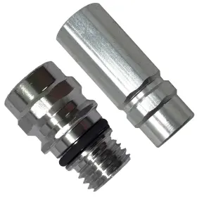 Ac610s-ac608 Sherco-auto A/c Repair Service Valve High And Low Side R-134a Port Adapter Oe Style Fittings