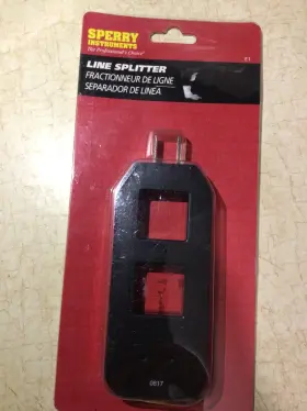 Sp-01 Sherry Instruments Ac Line Splitter Black 0817 New Unopened