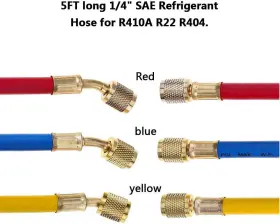 R404a Shikha 696534629956 5ft Ac Diagnostic Manifold Freon Gauge Set For R410a R22 R134a R12 #2 R404a Shikha 696534629956 5ft Ac Diagnostic Manifold Freon Gauge Set For R410a R22 R134a R12 #2