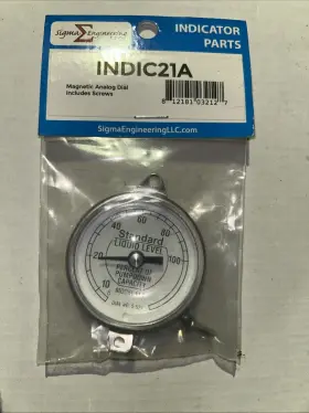 Sigma Indic21a Magnetic Dial For Ll1 Liquid Level Indicator Gauge Engineering
