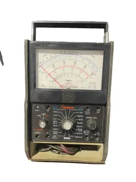6xlpm Simpson L-780 260 Series Volt-ohm Milliammeter