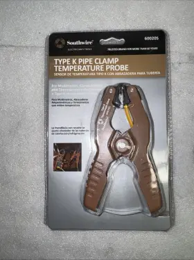 03288610081 Southwire Type K Pipe Clamp Temperature Probe Model 60020s