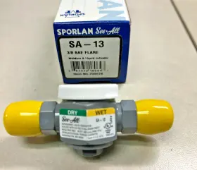 700078 Sporlan See-all Sa-13 3/8 Inch Sae Flare Threads New