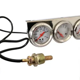 Sreuoil 313034365398 2 Inch 52mm 3 In 1 Triple Gauge Kit Volt Meter Water Temp Temperature Oil Press #3 Sreuoil 313034365398 2 Inch 52mm 3 In 1 Triple Gauge Kit Volt Meter Water Temp Temperature Oil Press #3