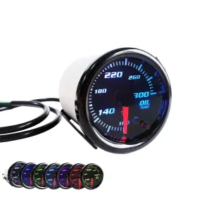 Sreuoil 761094882773 2 Inch Oil Temp Gauge 7 Color Tinted 52mm Temperature Meter 100-300 Fahrenheit I Sreuoil 761094882773 2 Inch Oil Temp Gauge 7 Color Tinted 52mm Temperature Meter 100-300 Fahrenheit I