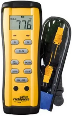 1300c Standard Plumbing Supply 744110387131 Fieldpiece St4 Dual Temperature Meter -58 To 2000f -50 1300c Standard Plumbing Supply 744110387131 Fieldpiece St4 Dual Temperature Meter -58 To 2000f -50
