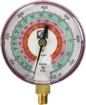 M2-825 Standard Plumbing Supply Jb Industries Glow In The Dark Manifold Gauges 3-1/8 Inch