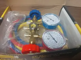 26008 Stark R134 R12 R22 R502 Hvac A/c Refrigeration Charging Service Manifold Gauge #2