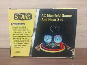 26008 Stark R134 R12 R22 R502 Hvac A/c Refrigeration Charging Service Manifold Gauge